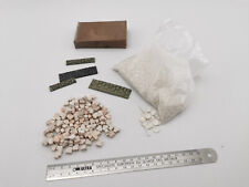 FALLER ET DIVERS ÉCHELLE HO MORCEAUX DE MURS PILIER GRAVILLONS BLANCS ET PIERRES