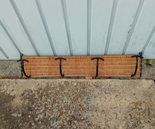 1 Porte Manteau 4 Patères Fer Et Rotin 1950 Mathieu Mategot