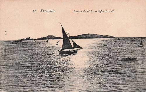 Trouville sur mer barque - sur,