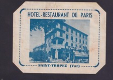 Ancienne  étiquette bagage