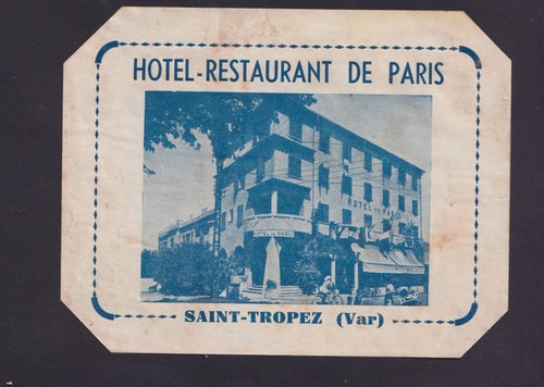 Ancienne étiquette bagage - ancienne,