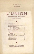 L'union revue mensuelle du
