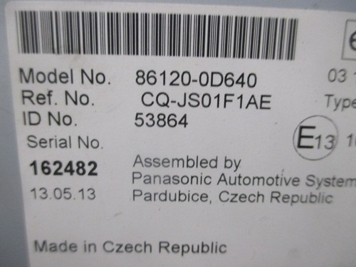 Autoradio récepteur toyota - autoradio,