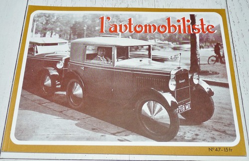 Automobiliste 1977 47 - l'automobiliste, n°47