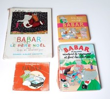 Lot 4 livres " Babar" -