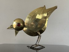 Oiseau Coq Vintage Laiton Création Boisecq Design Années 70