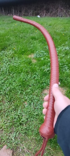 Matraque souple cuir marron - matraque,