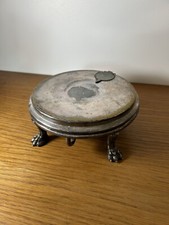 CHAUFFE PLAT MÉTAL ARGENTÉ