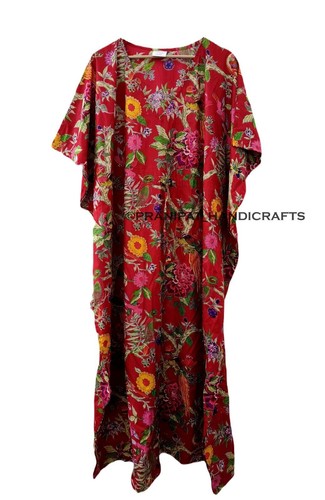 Robe caftan imprimée