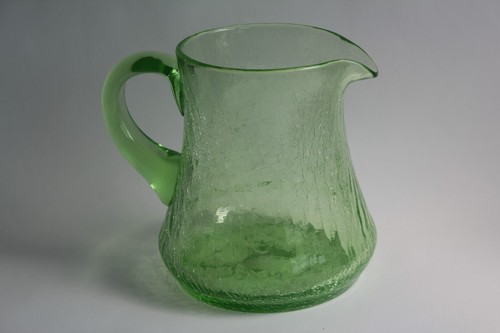 Broc eau verre craquelé à - verre,