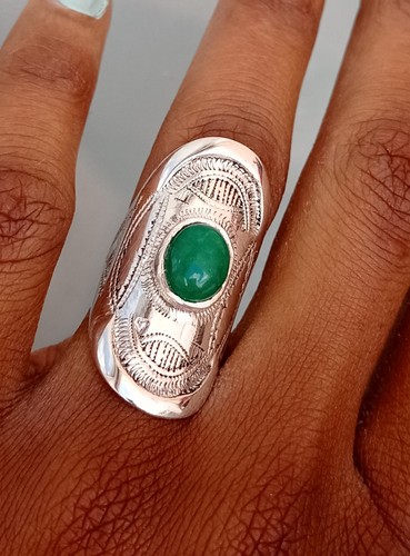 Bague phalange argent massif - bague,