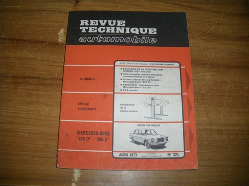 Revue technique rta mercedes - technique,