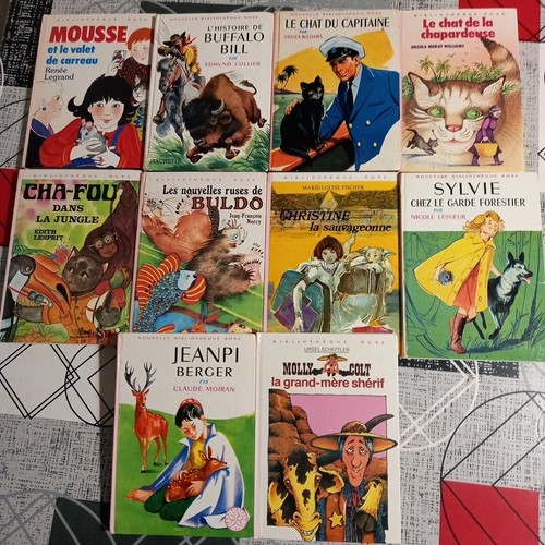 Lot livres bibliothèque - de, 10