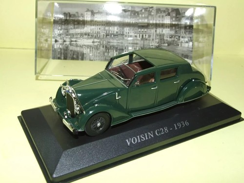 Voisin c28 1936 vert ixo - voisin, 1/43