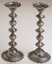 Bougeoirs Shabbat en filigrane