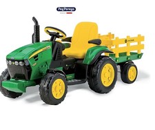 Peg perego Tracteur Jd Ground Force avec remorque  électrique 12V  -neuf-Italie