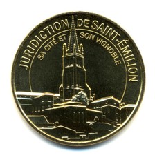 33 SAINT-EMILION Sa cité et son vignoble 2, Eglise, 2023, Monnaie de Paris