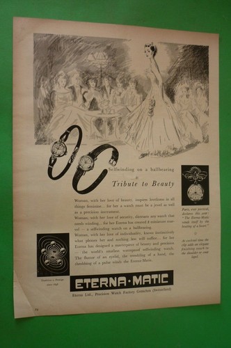 Eterna matic 1955 montre - matic,
