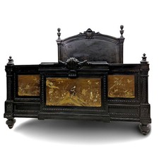 Lit Napoléon III à décor de