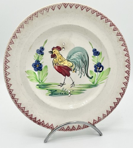 Assiette faïence longwy - faïence,