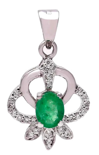 Pendentif fleurs diamant - pendentif,
