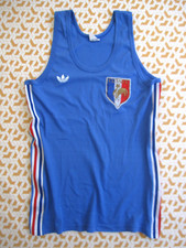 Maillot Adidas Ultron Equipe de France Athletisme JO shirt vintage jersey - S