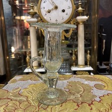 ancien vase soliflore en verre