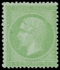 Yvert 35, Napoléon III, 5 c