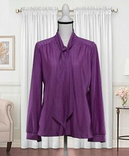 Vintage Purple Blouse 