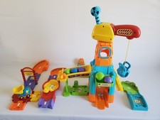 Super Circuit Chantier Interactif VTech Tut Tut Bolides + Didier Fonctionnel TBE