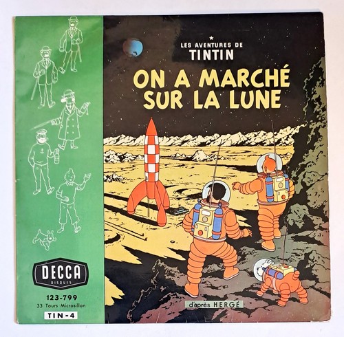 Tintin marche sur la lune - marche,