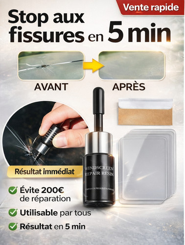 Kit réparation pare brise - kit, pare-brise