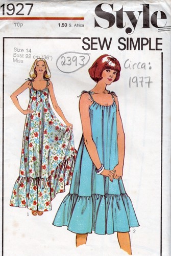 Patron couture vintage 1977 - patron,