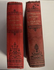 2 Livres Histoire De L'europe 1270-1610 / Vast, Henri Et 1610-1789 R.Jaffrelier