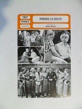 CARTE FICHE CINEMA 1937 PRENDS