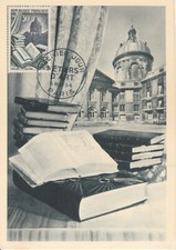 CARTE MAXIMUM 1ER JOUR EDITION ET RELIURE- PARIS - 06/05/54