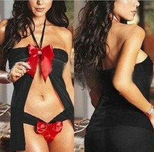 Jolie nuisette sobre noire