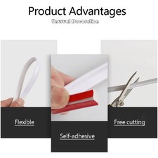 Élégante bande de bordure de fond PVC pour clôture murale et décoration de b