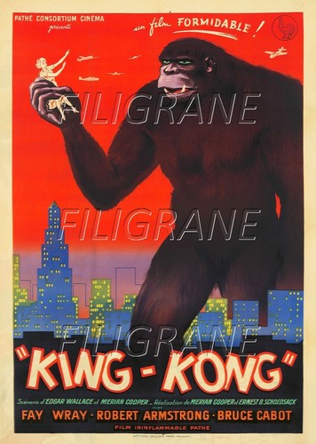 King kong film - kong, poster