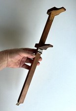 antique pédimètre de cordonnier en buis 
