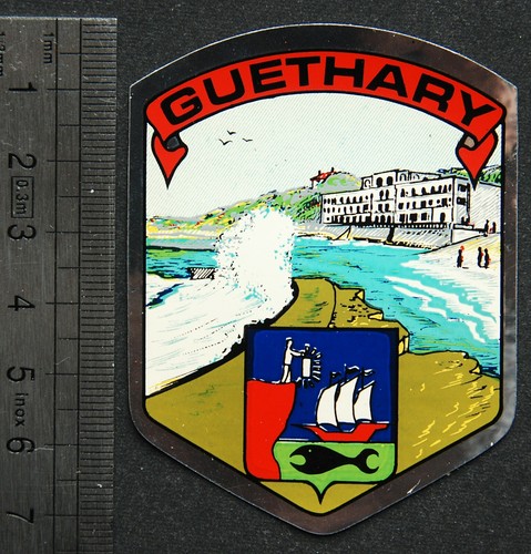 Sticker autocollant guethary - sticker,