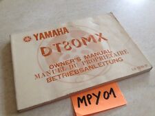 Manuel propriétaire Yamaha DT80MX DT80 MX  DTMX 80 DT owner's manual éd. 81