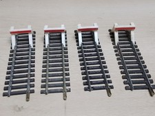 JOUEF HO. REF 475/2. 4 RAILS BUTOIRS ACIERS. 10,5CM (LOT B)