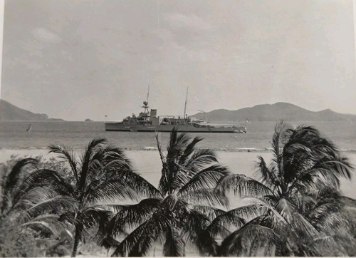 Caraïbes 1960 croiseur hms - c.1960,