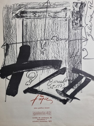 Affiche originale tàpies - affiche, «