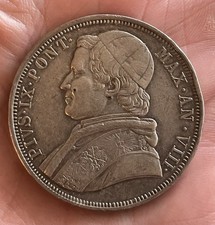 1 Scudo Vatican Pie IX an