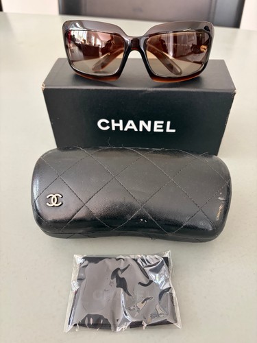 Chanel 5076 rectangle brown - chanel,