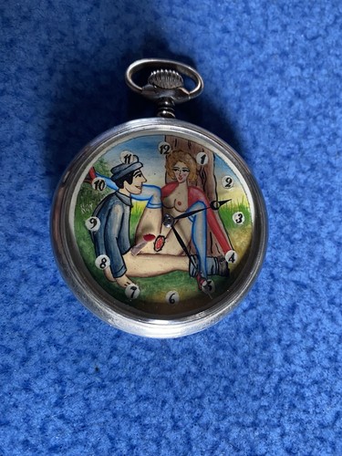 Montre gousset érotique - montre,
