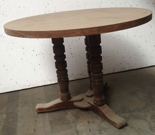 table de bistrot bois massif