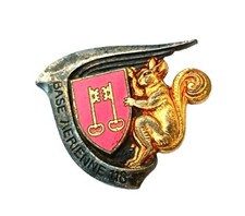 Insigne Aviation Militaire Drago Métra Base Aérienne 118 Vintage Air Force Badge